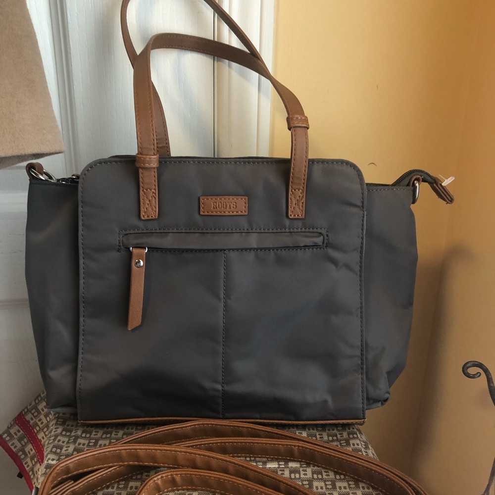 Roots satchel convertible bag tote crossbody
